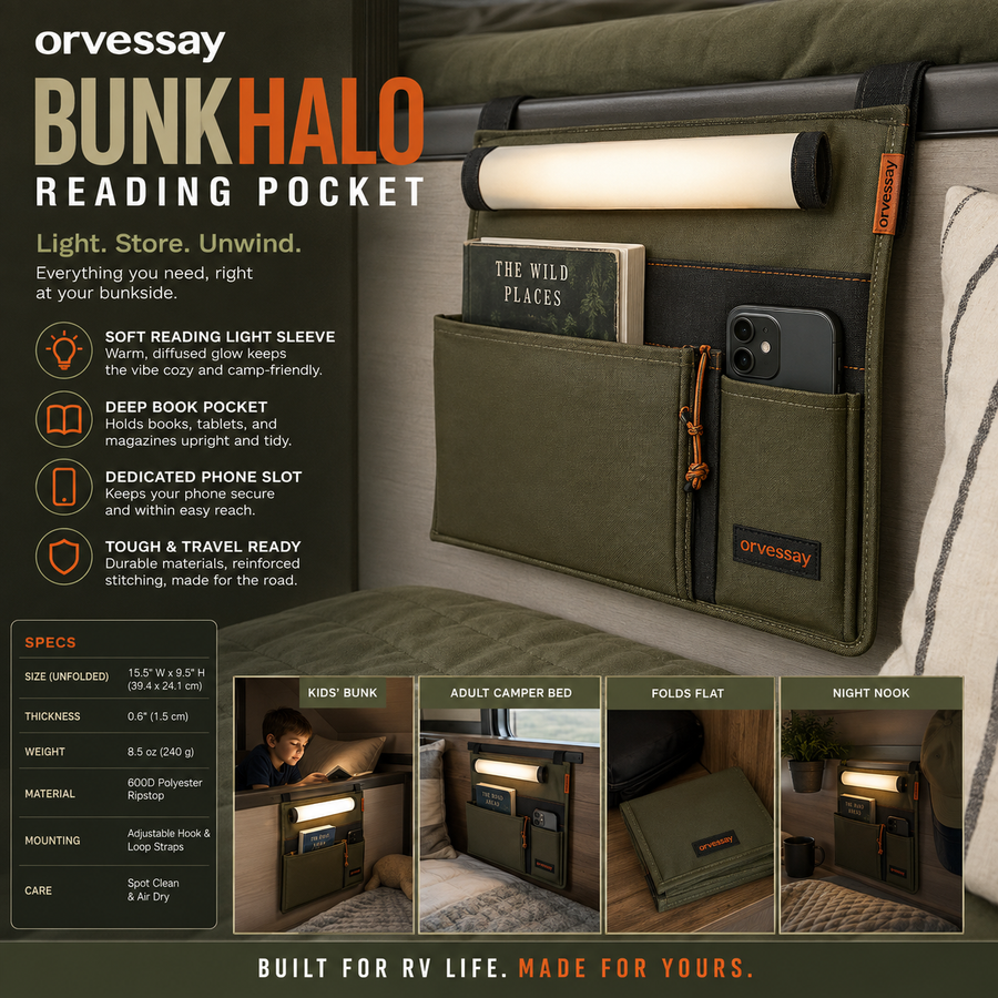 Orvessay™ BunkHalo Reading Pocket